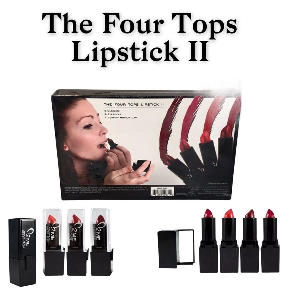 NIB ME Makeover Essentials-The Four Tops Lipstick - Picture 3 of 10